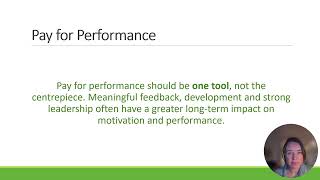 Pay for Performance
