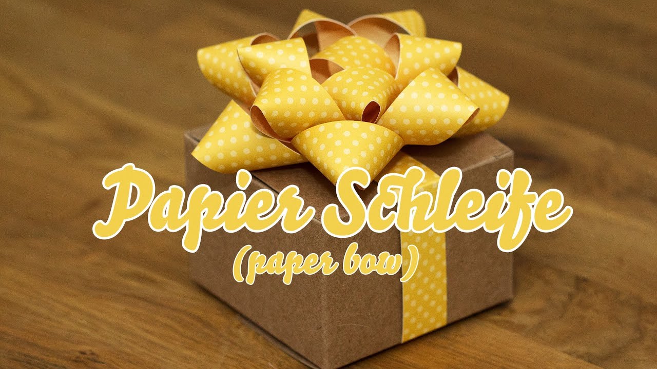 DEKORATION - Papierschleife - paper bow