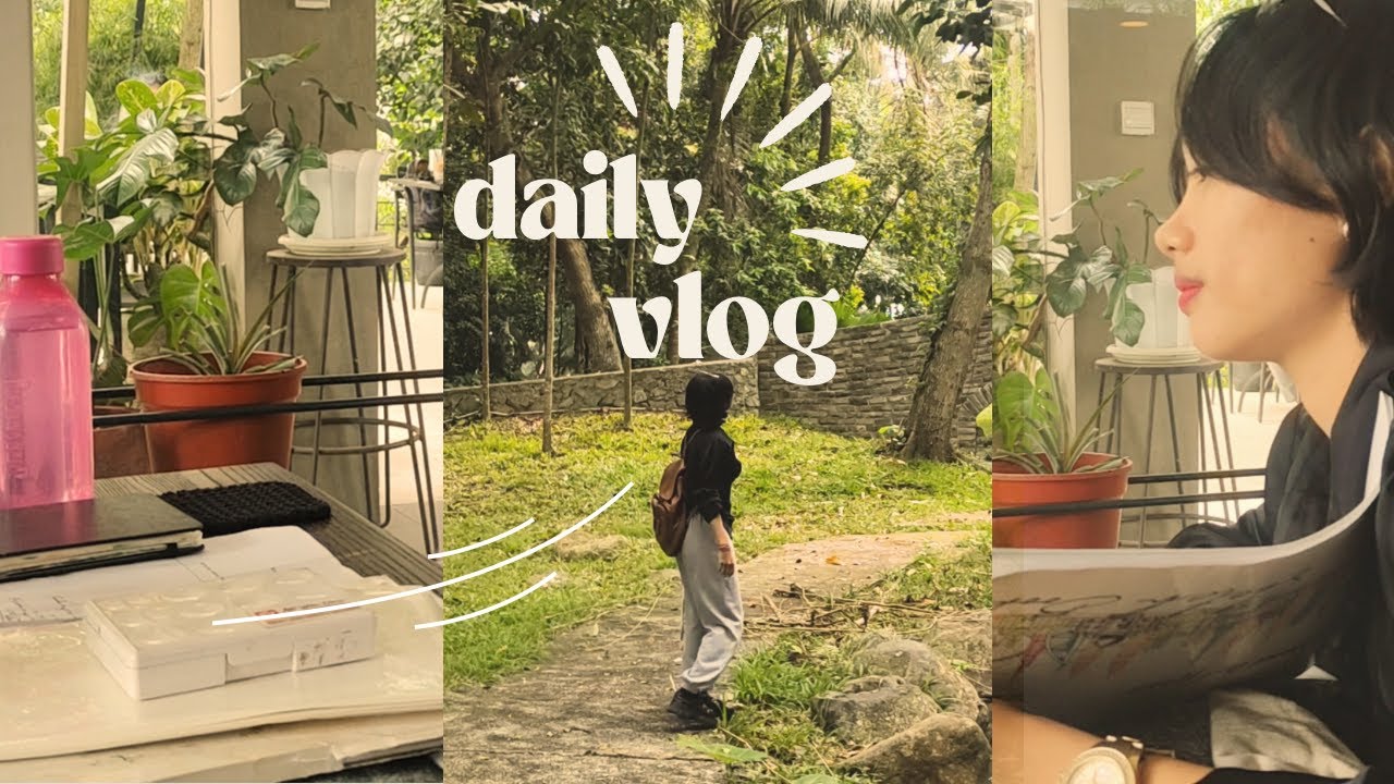 a day in my life as a visual communication design student🌞🌿