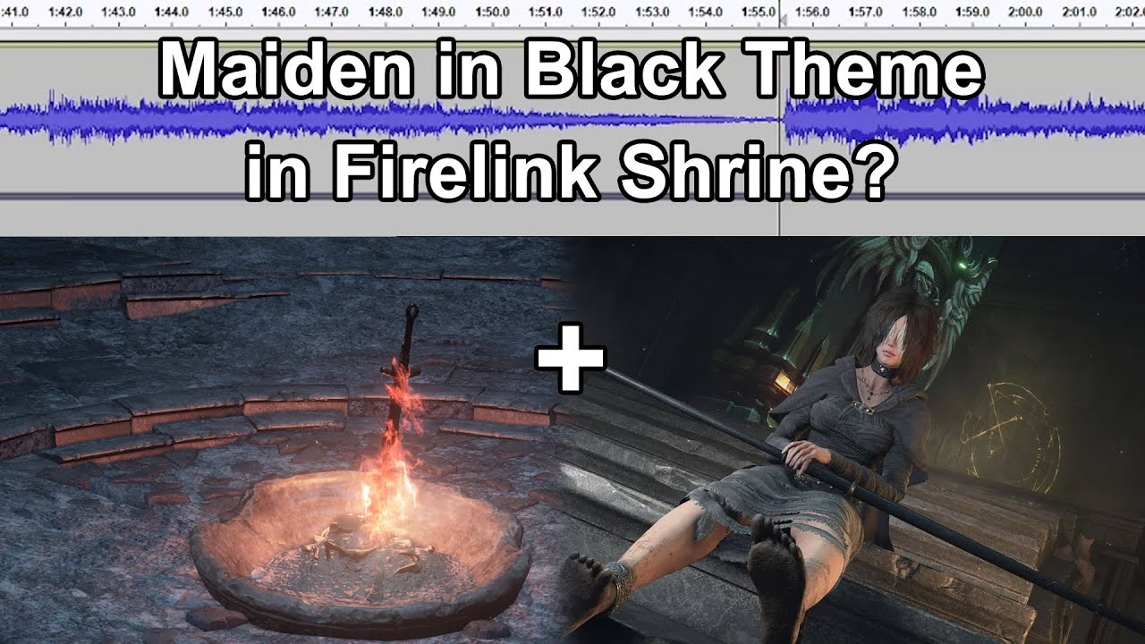 Does DS3's Firelink Shrine have the Maiden In Black's theme hidden?