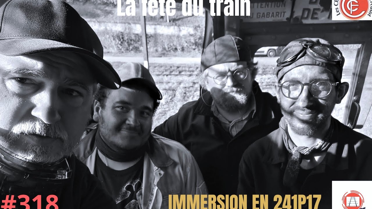 CAB RIDE 241P17 SNCF le Creusot en cabine de conduite train exposition modelisme ferroviaire 