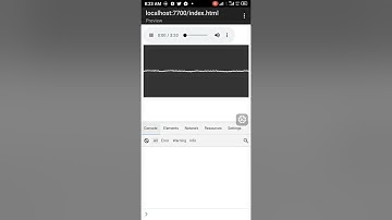 Javascript audio visualizer