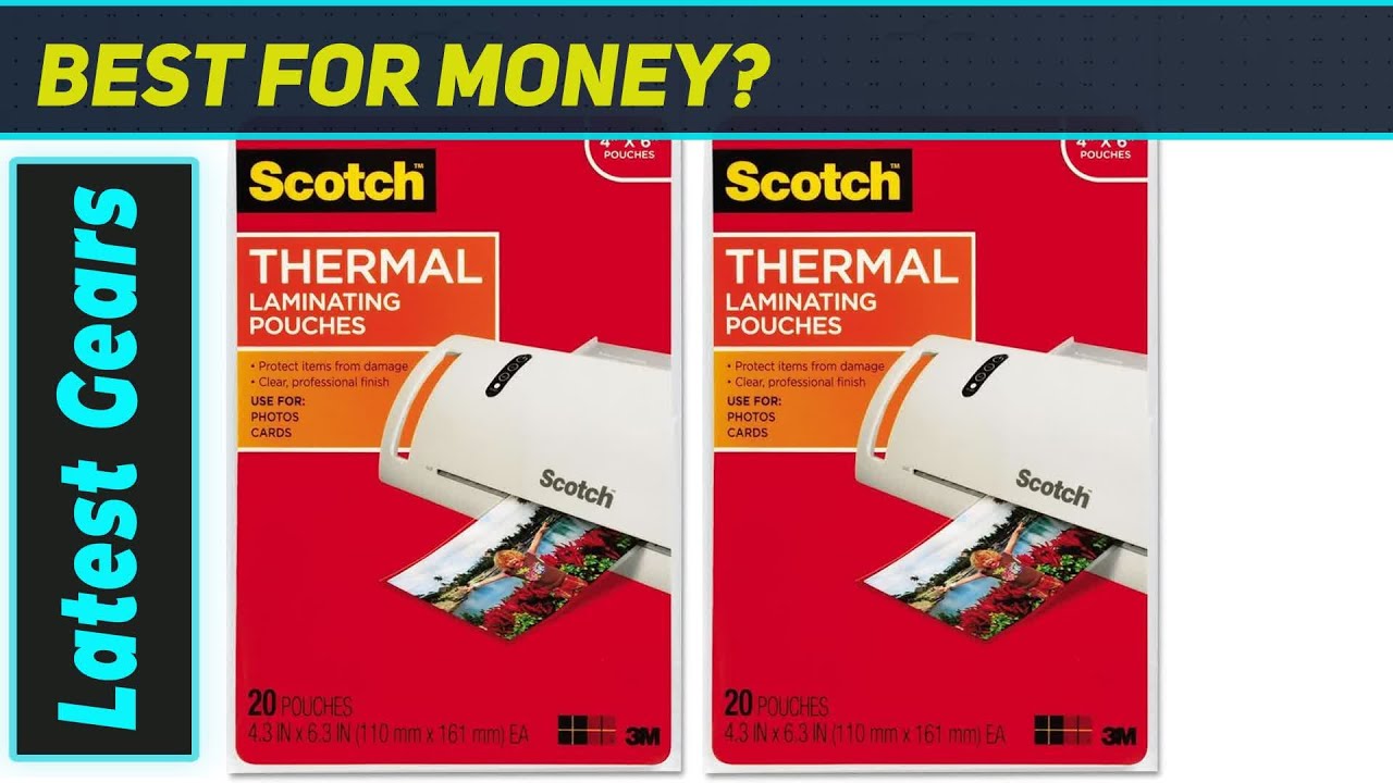 Пакеты для термоламинирования Scotch: максимальная защита фотографий и карточек размером 4x6