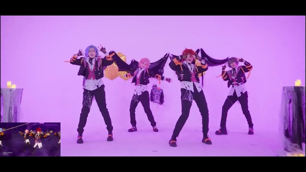 (Crazy:B) Helter-Spider (dance practice mirrored fixed camera)(ensemble stars)