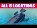 Where to find IO Airship crash sites -  All Airship crash sites Locations in Fortnite