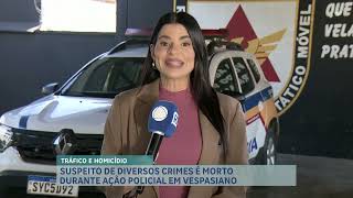 Criminoso é morto em ação Polícia Militar em Vespasiano, na Grande BH