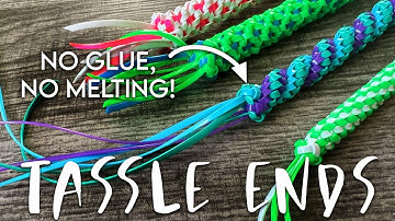 END ANY REXLACE PATTERN!: Simple Tassel ending