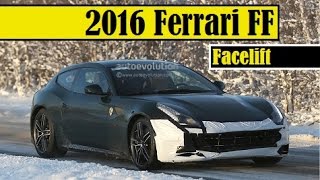 2016 Ferrari FF Facelift, spotted in Sweden, where the crucial winter testing session