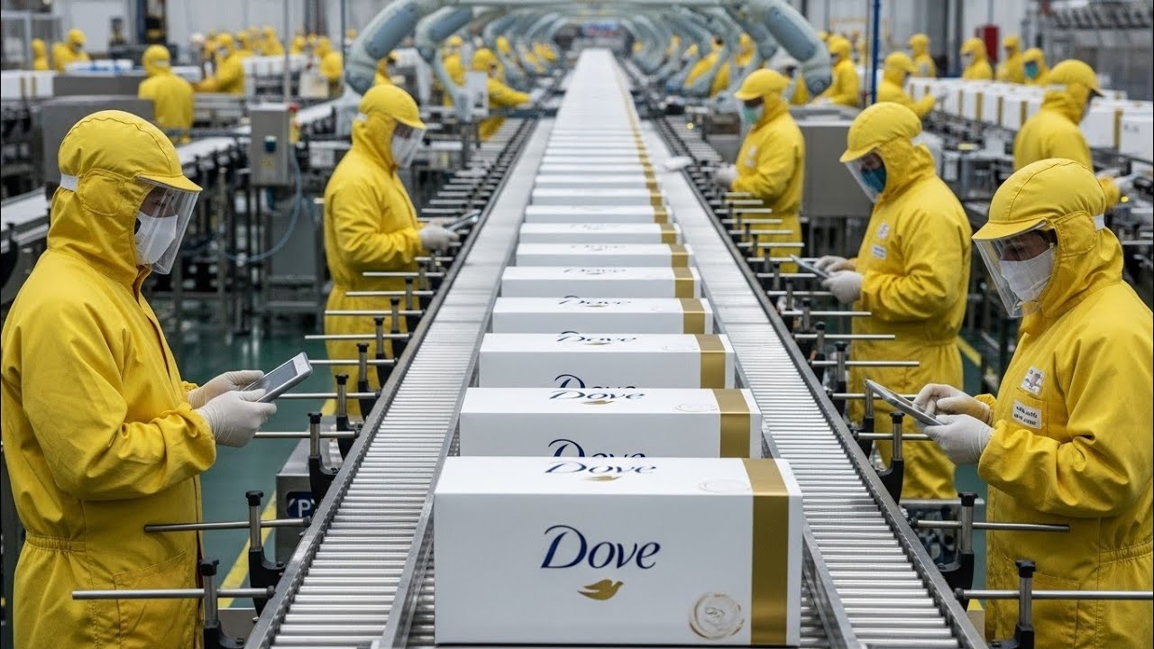 Inside the Dove Beauty Bar Factory — How Soap Is Made | Full Process