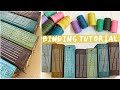 EASY and NEAT bookbinding tutorial for beginners