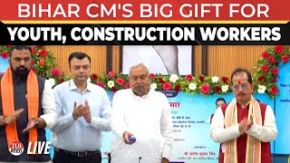Bihar CM Nitish Kumar's Big Gift For Youth, Construction Workers