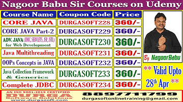 Nagoor Babu Sir Courses on Udemy