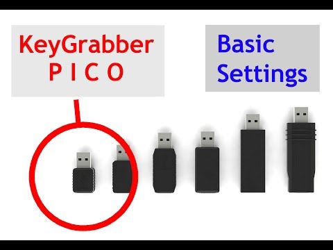 KeyGrabber Pico Basic Settings