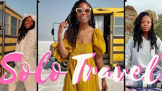 Solo Female Living in DIY Bus Campervan - Ending Van Life Road-trip In Utah + Truck Stop Shower