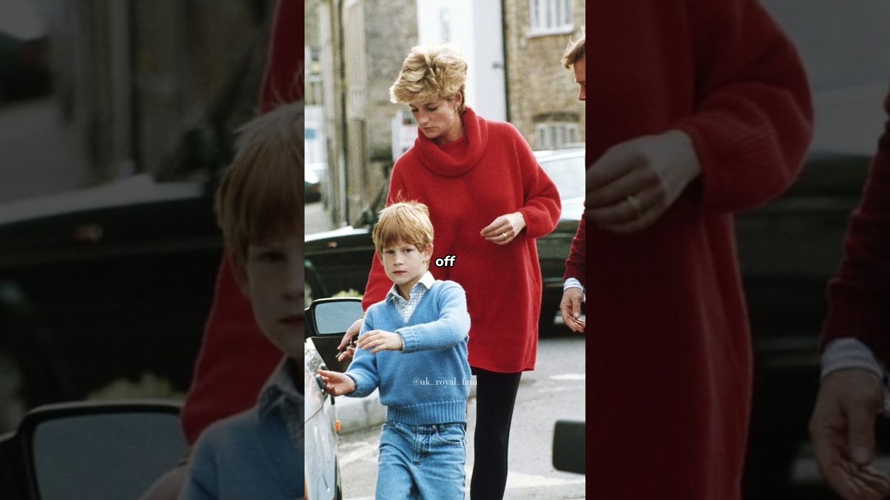 Princess Diana spanked Prince Harry for being 