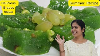 Summer sweet Recipe#Raisins Halwa#Grapes Halwa/ದ್ರಾಕ್ಷಿ ಹಣ್ಣಿನ ಹಲ್ವಾ#GrapesSweetDessert#summerrecipe