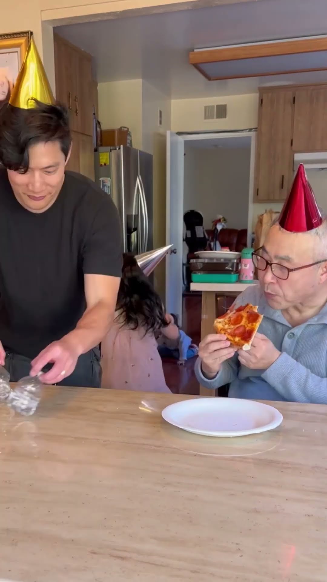 Pepperoni Pizza // Bottle Flip Food Challenge
