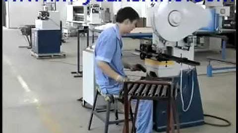 zig zag spring making and cutting machine