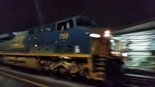 [CSXT]769 GE ES44AH & 3442 GE ET44AH Leads Q032-20 NB Through Fay NC With 2nd Gen K5HL & Pretty Long