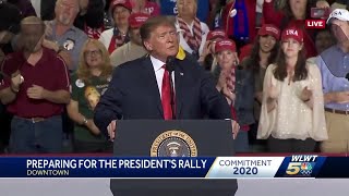 Cincinnati prepares for President Trump's rally