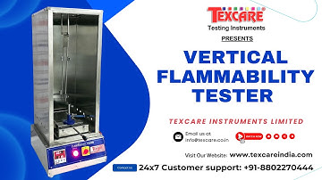 Flammability Tester Manufacturer and Supplier in India, Flame Resistance Tester, Burn Rate Testing
