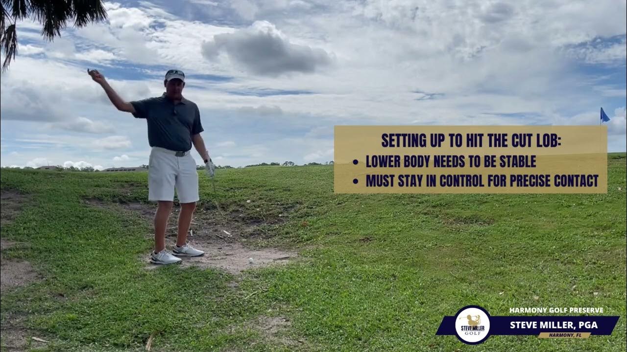 ⛳ WHAT IT TAKES TO HIT A 'CUT LOB' SHOT OFF A BARE LIE YouTube