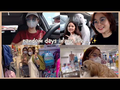 RANDOM DAYS (thor date, buying school supplies & baking ingredients) | Krystal Reyes