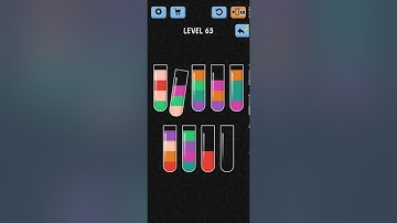 Water Color Sort Level 63 Walkthrough Solution iOS/Android