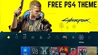 Cyberpunk 2077 FREE PS4 Theme (Available Right Now) 4K