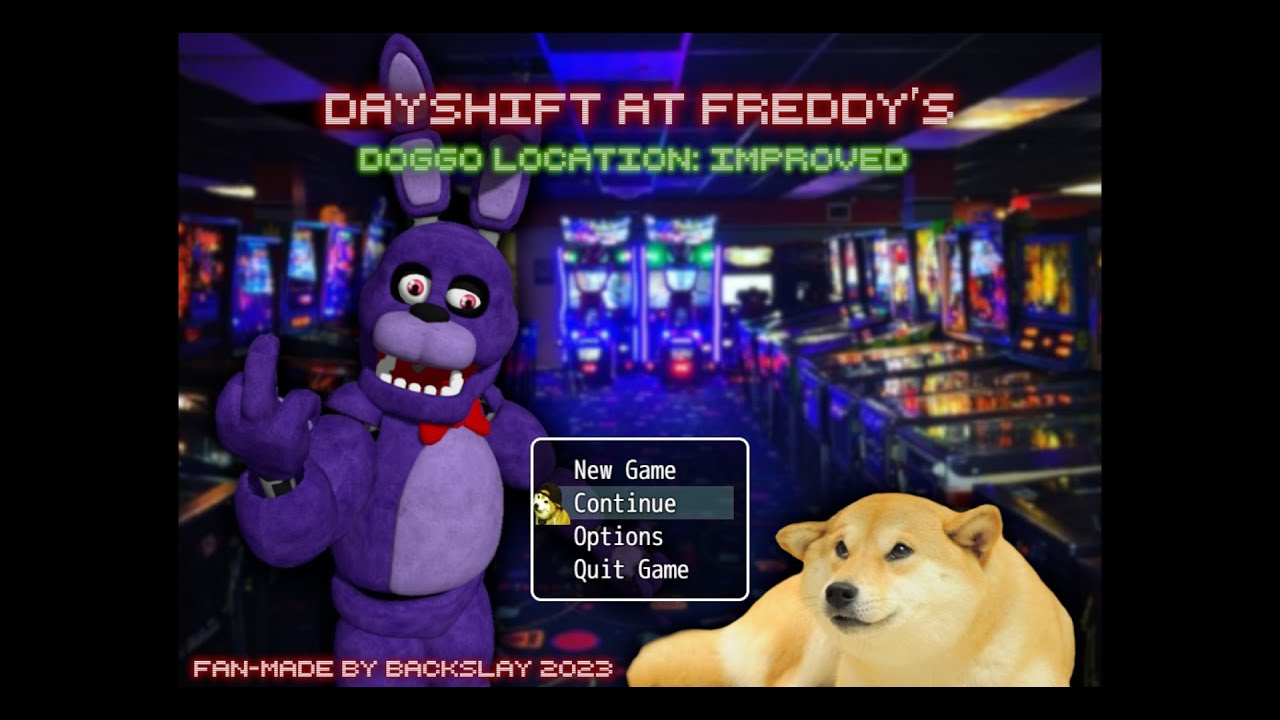 Dayshift at Freddy's: Doggo Location Improved [Bad ending] - YouTube