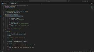 DSA program explanation:1) Min and max array. 2) Binary Search.3)Linear Search