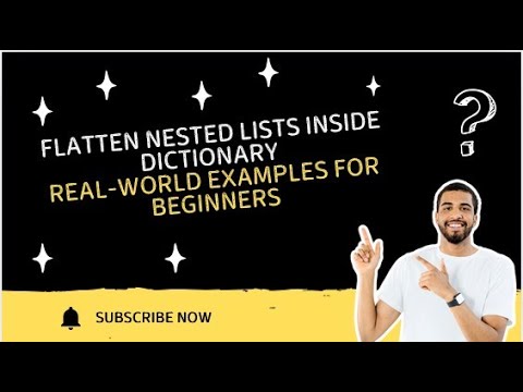 Flatten Nested Lists Inside Dictionary 🔁 | Real-World Task | Code with Hafiz