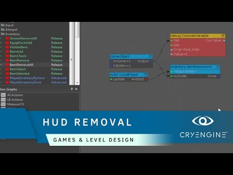 How to remove the GameSDK HUD and Inventory | Game & Level Design