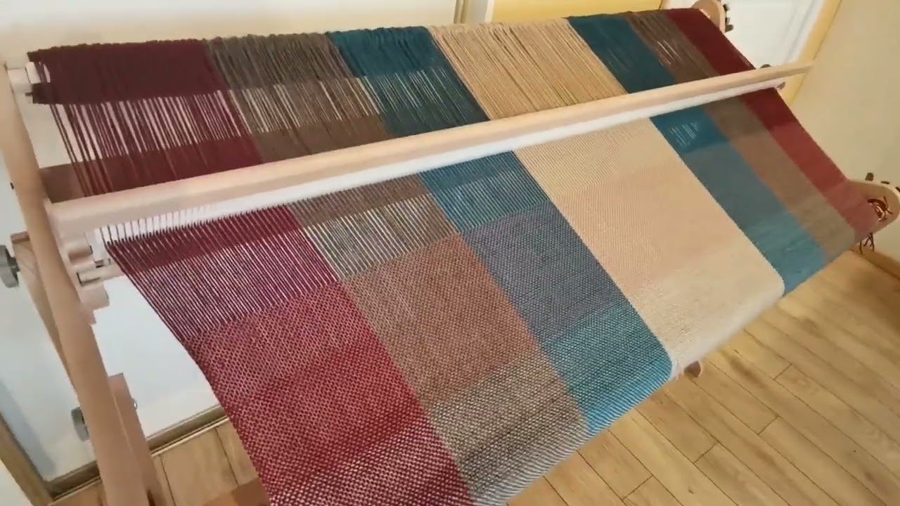 Rustic Blanket Ashford 48" (120cm) rigid heddle loom weaving blanket 4