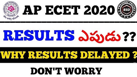 when was ap ecet 2020 results released ?? || bsd telugu tech