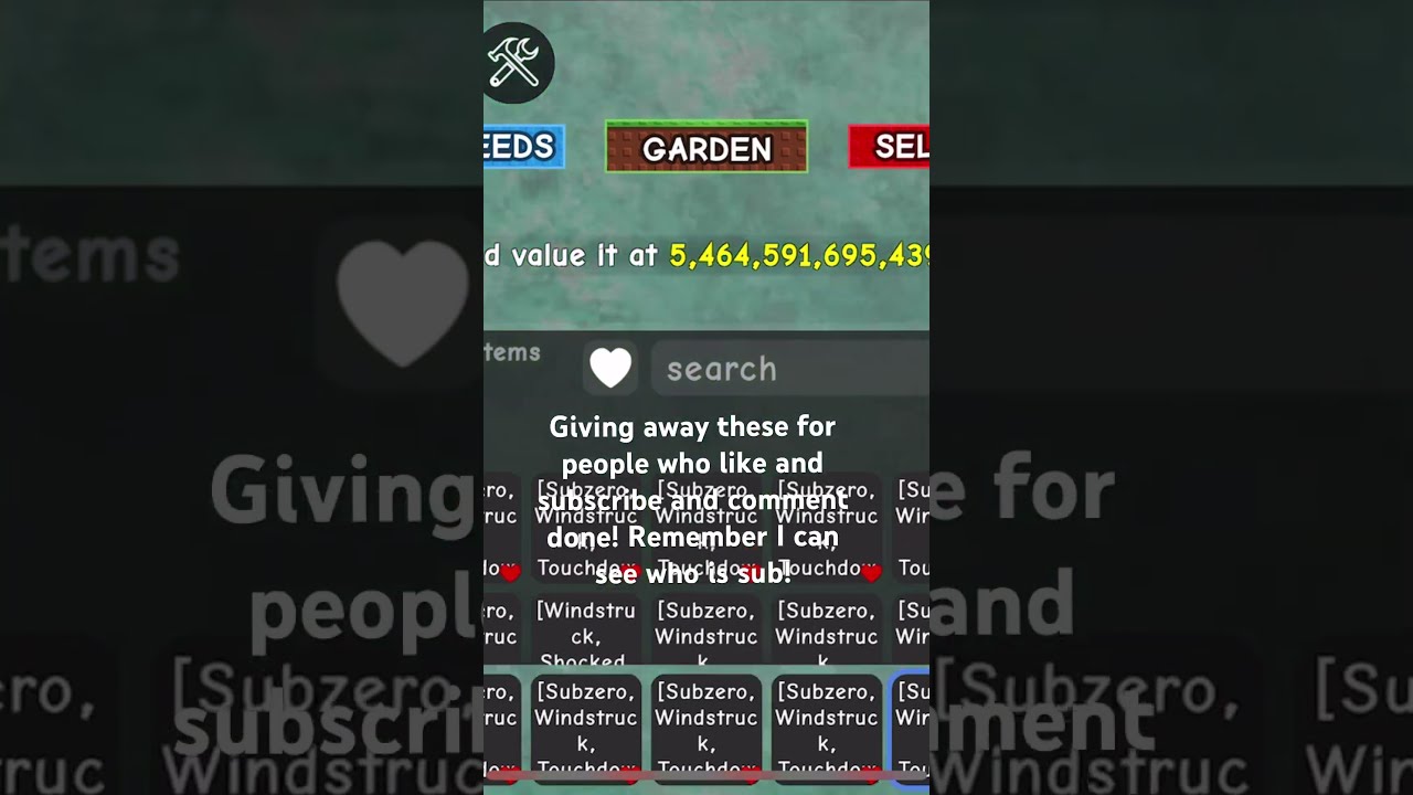 Giving Away 5t Sheckles Roblox Growagarden