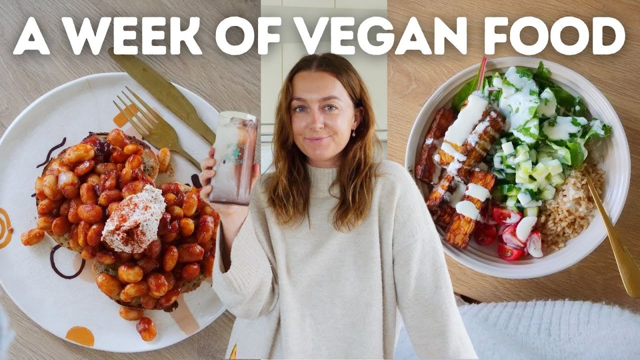 What I eat in a week (as a vegan!) *realistic, simple meals* 🍋