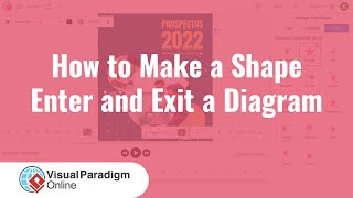 How to Make a Shape Enter and Exit a Diagram