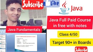 Famous Java Fundamentals Class 9 & 10 ICSE( Operators in Java, Keywords, Identifiers) Wealth
