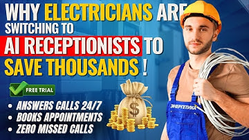 Why Electricians Are Switching To AI Receptionists To Save Thousands | No Missed Calls #AICallAgent