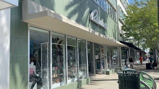 Rainbow y H&M en Lincoln Road, South beach Miami.