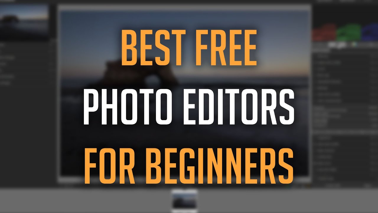 Top 3 Best FREE Photo Editing Programs for Beginners