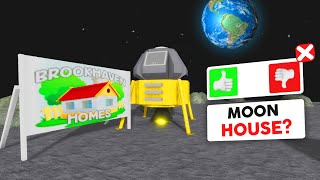 HOW to go TO THE MOON in BROOKHAVEN! screenshot 5