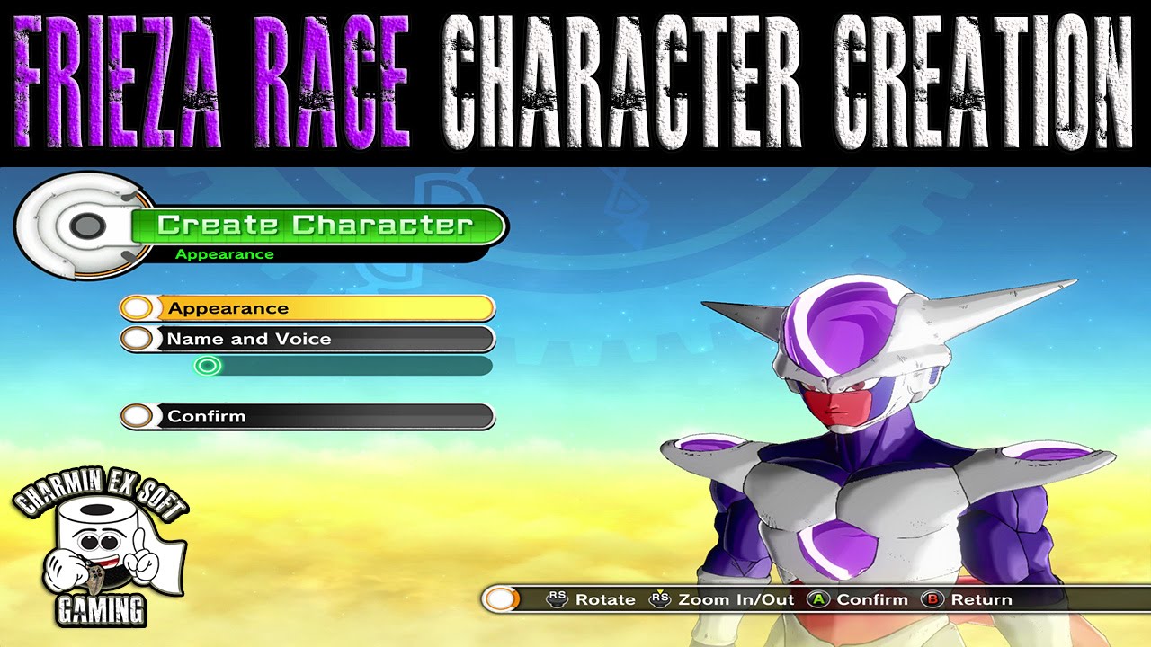 Dragon Ball Xenoverse- Frieza Race Character Creation - YouTube
