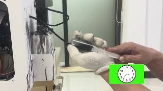 【Food Printer Troubleshooting-1】:  How to do the ink suction from waste ink pipe ?