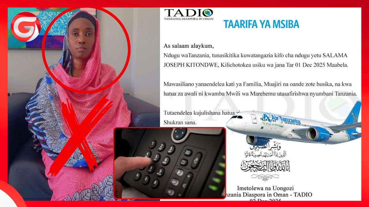 🔴#Live: MWILI wa MSICHANA wa KAZI ALIYEFIA OMAN KURUDISHWA NCHINI - MWENYEKITI wa TADIO AELEZEA..