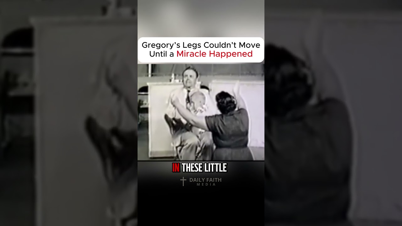 Ноги Грегори не могли двигаться: пока не случилось чудо