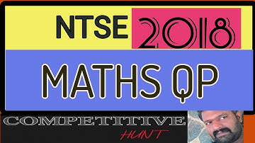 NTSE  KERALA 2018 SAT MATHS | NTSE QUESTION PAPER | ONLY SHORTCUTS