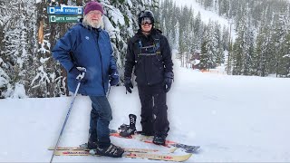 Skiing with Neighbor Al at 83 Years Old! (featuring @AdventureAgents )