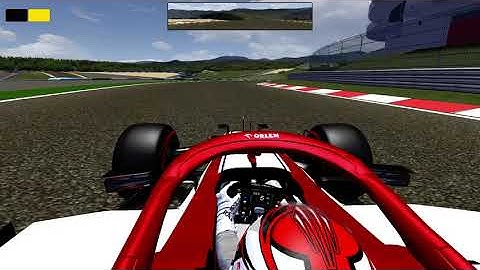 Rfactor mod F1 2020 || Reverse portimao onboard kimi raikkonen